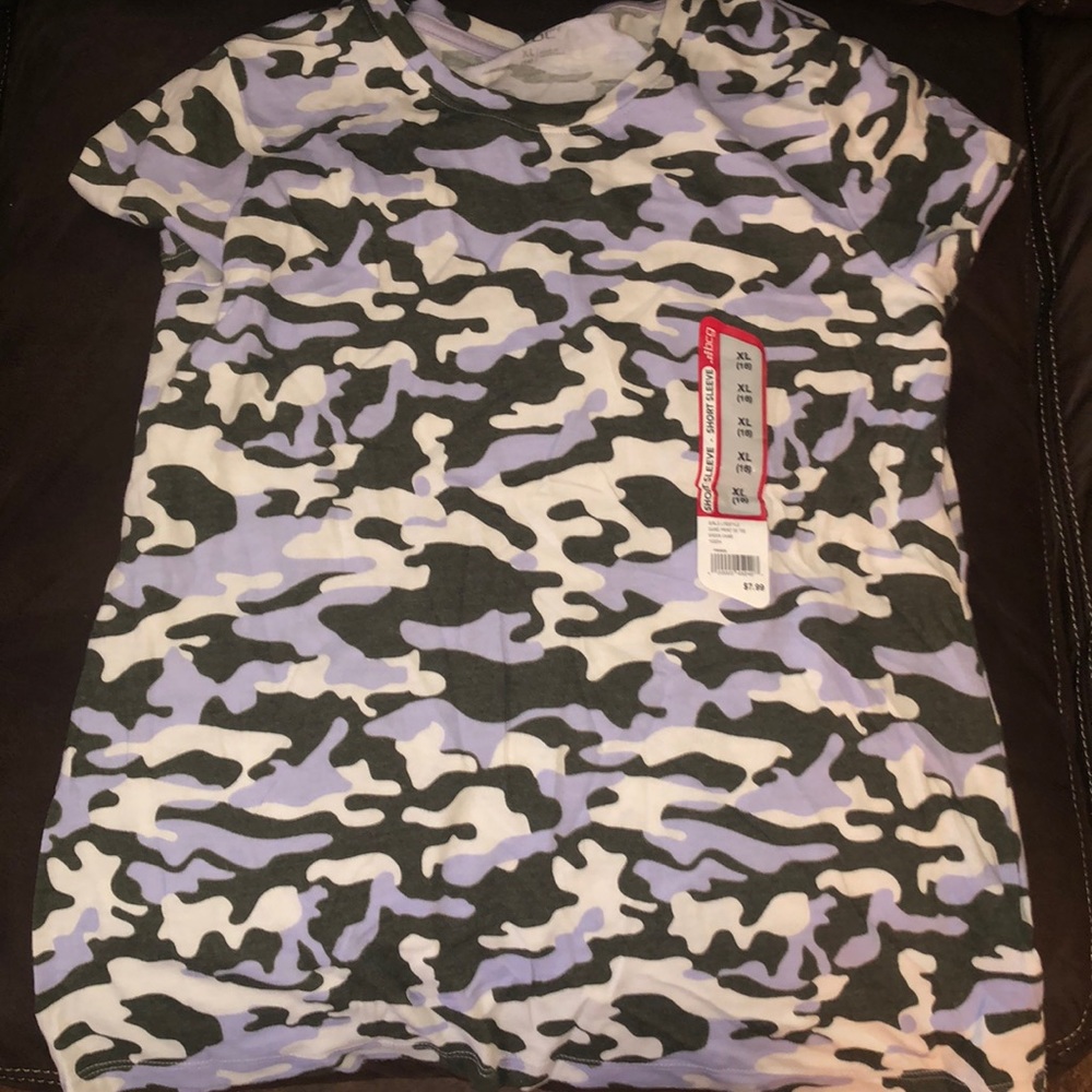 Camo kids tee.